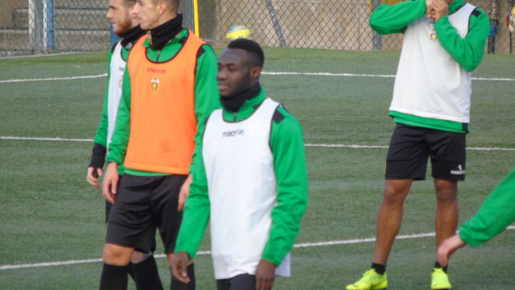 Ternana, primo allenamento per Kingsley Boateng