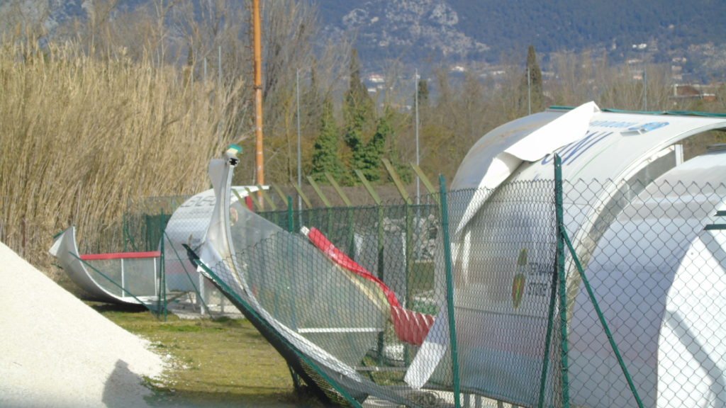 Ternana, il maltempo si abbatte sull'Antistadio Taddei