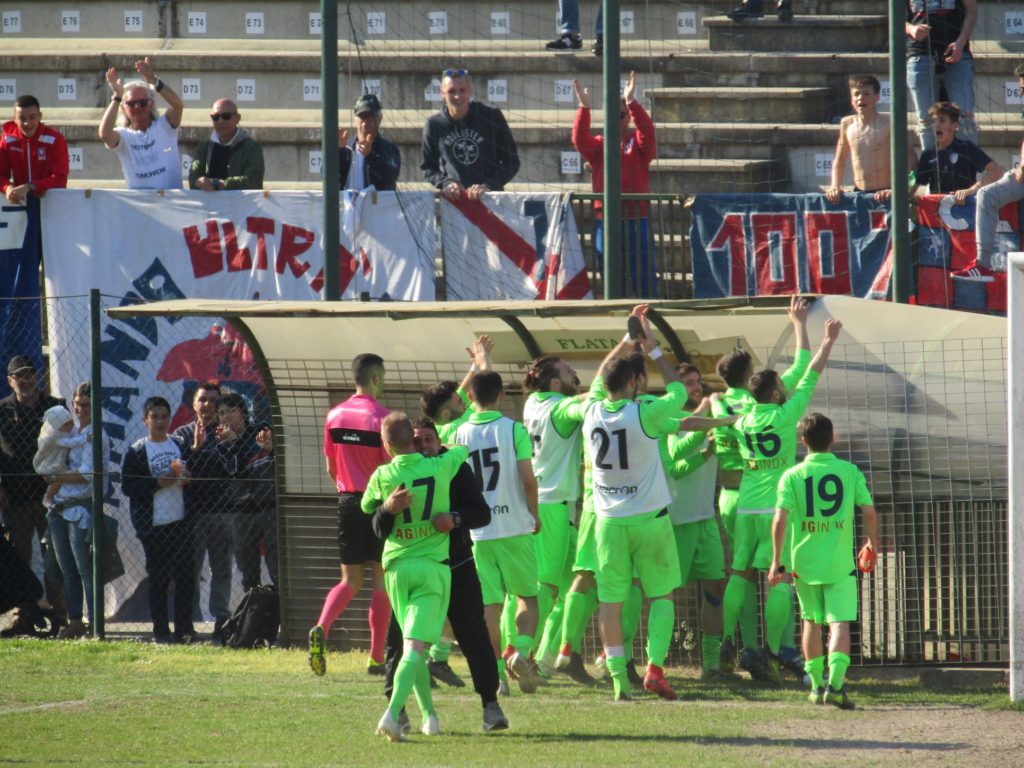 Narnese-Foligno 2-1, impresa dei rossoblù contro la capolista
