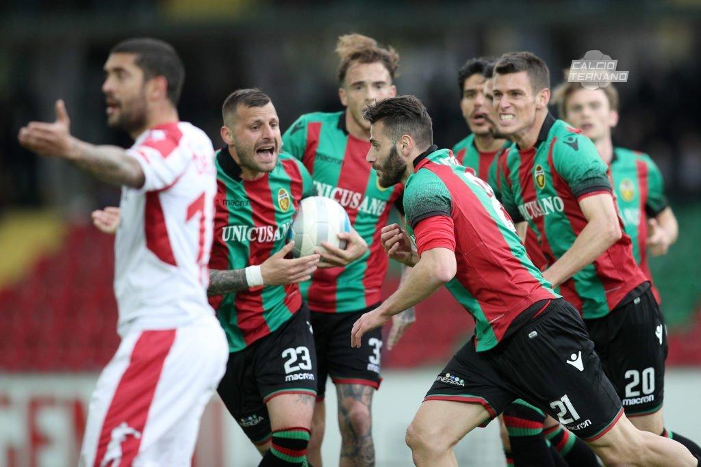 Ternana, rossoverdi ad un passo dalla salvezza: schiarita nella serata odierna