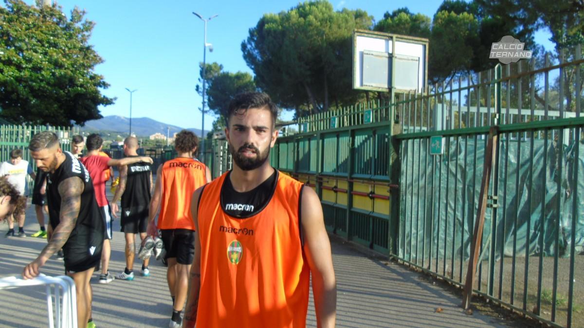 Il centrocampista Argento