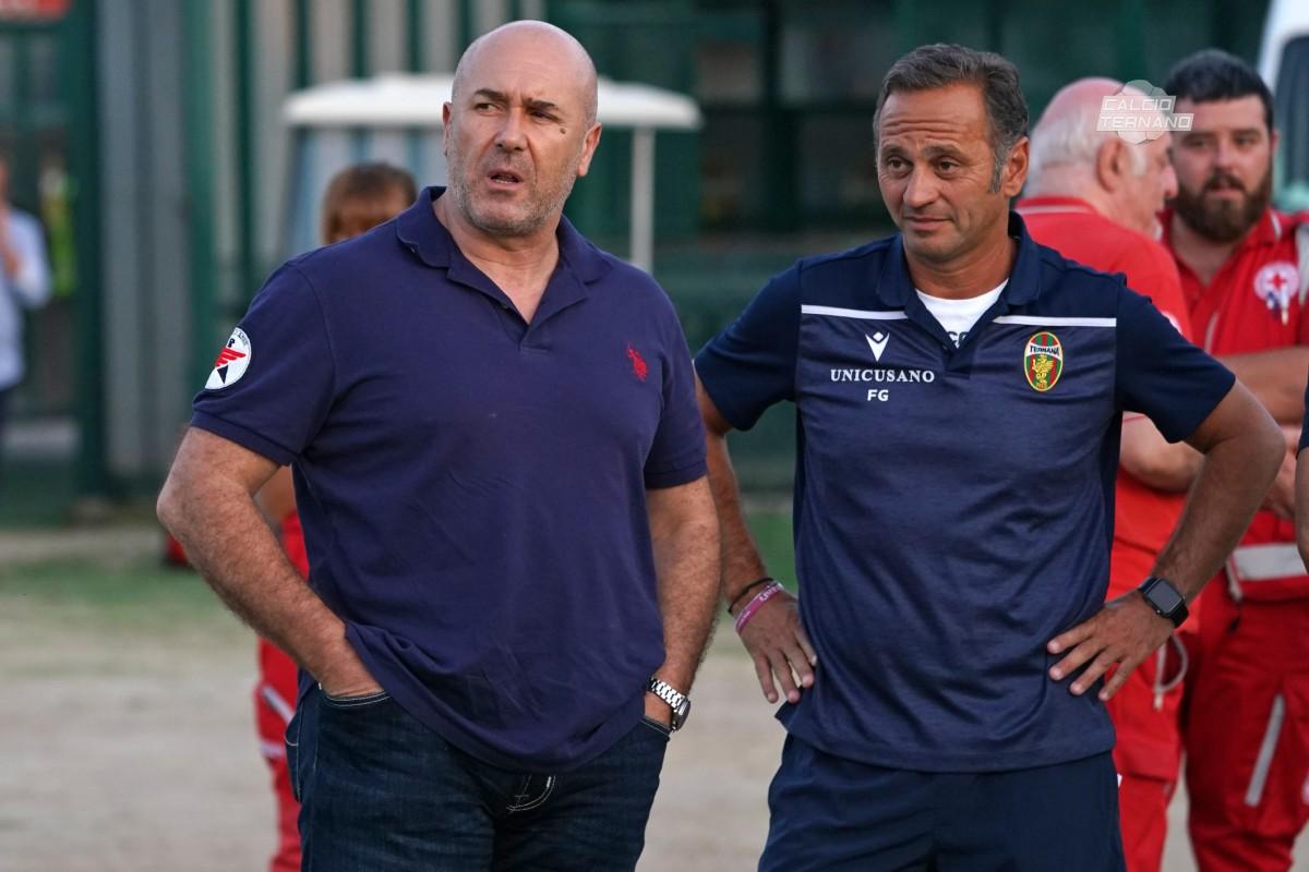 foto Luca Pagliaricci ternana-olbia gallo e stefano bandecchi