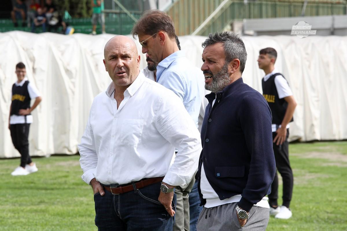 il presidente Bandecchi ed il direttore Leone