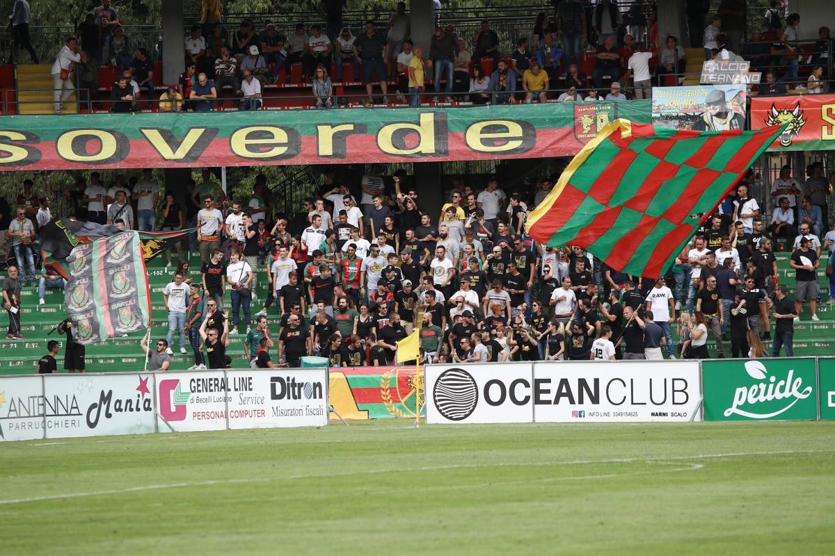 Ternana-Catania, l'invito ai tifosi rossoverdi
