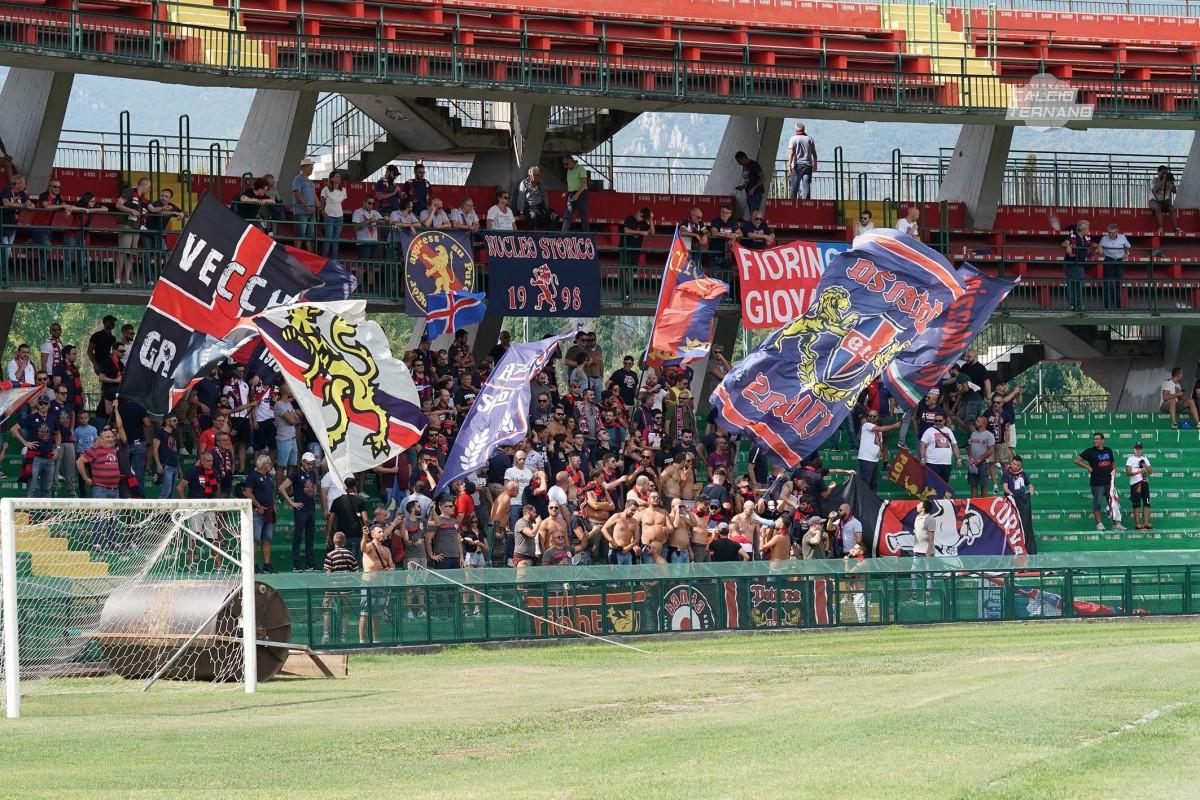 i tifosi del Potenza al Liberati