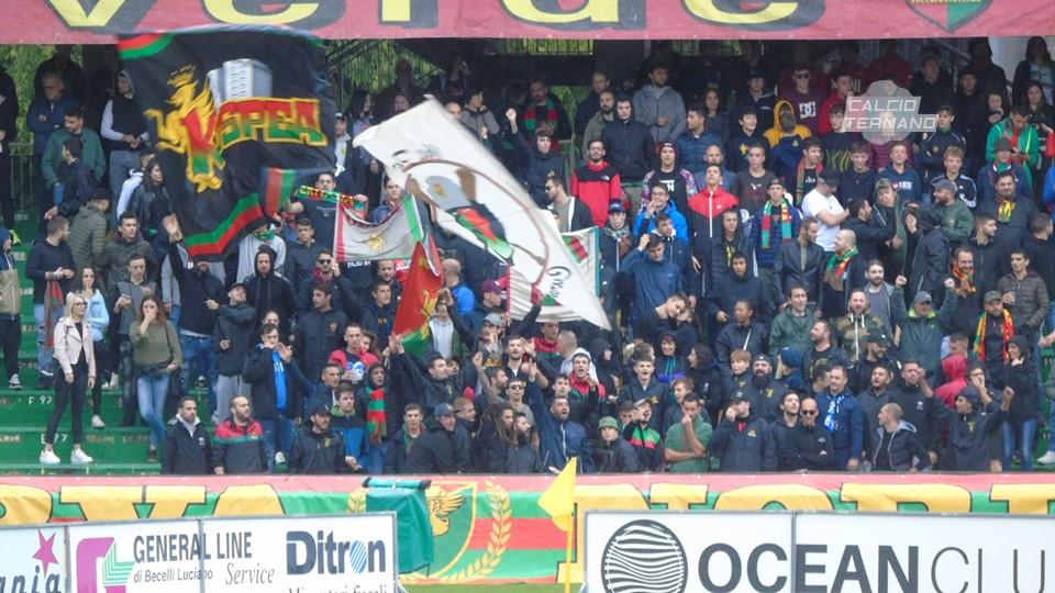 Teramo-Ternana, prevendita subito boom per i tifosi rossoverdi