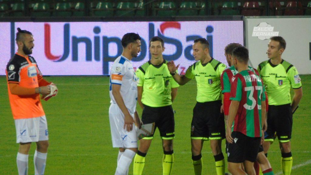Teramo-Ternana, designazione arbitrale: precedente nefasto per i rossoverdi