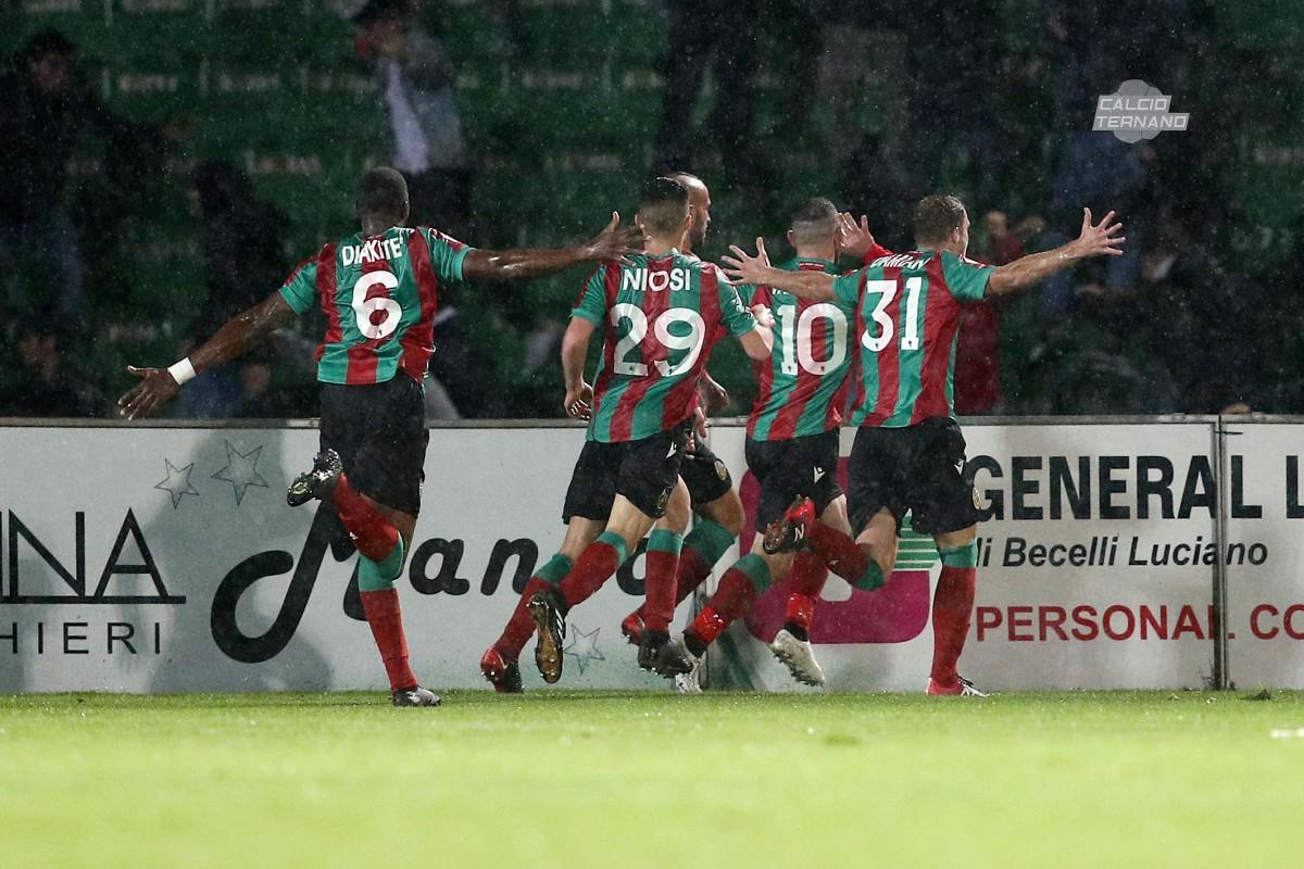 Foto Luca Pagliaricci Ternana-Viterbese gol vantaggiato
