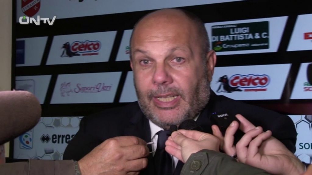 il tecnico Bruno Tedino