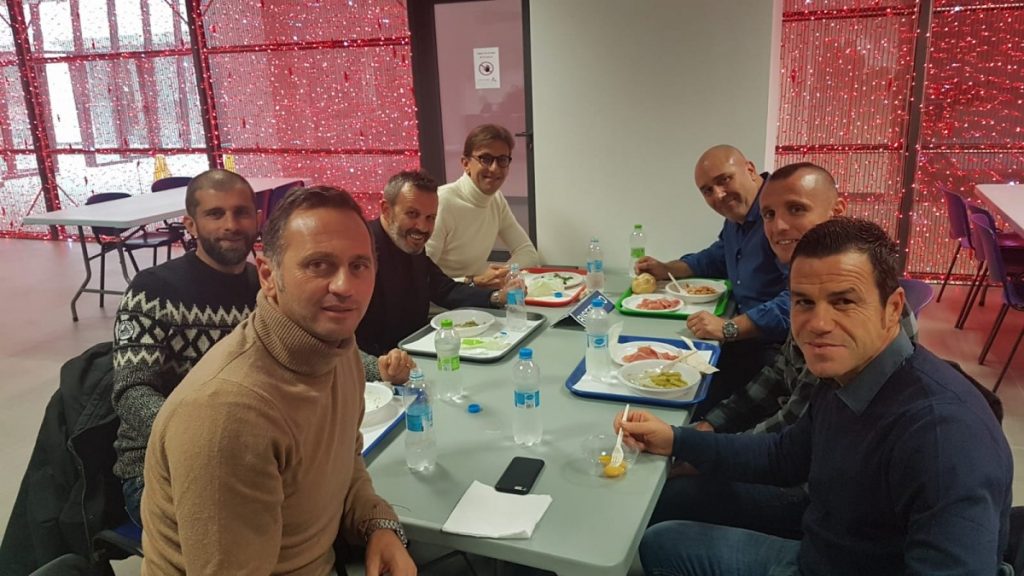 Ternana, incontro con Stefano Bandecchi e pranzo alla mensa dell'Università
