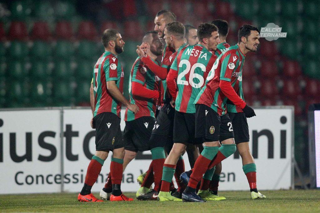 L'esultanza delle Fere dopo il primo gol