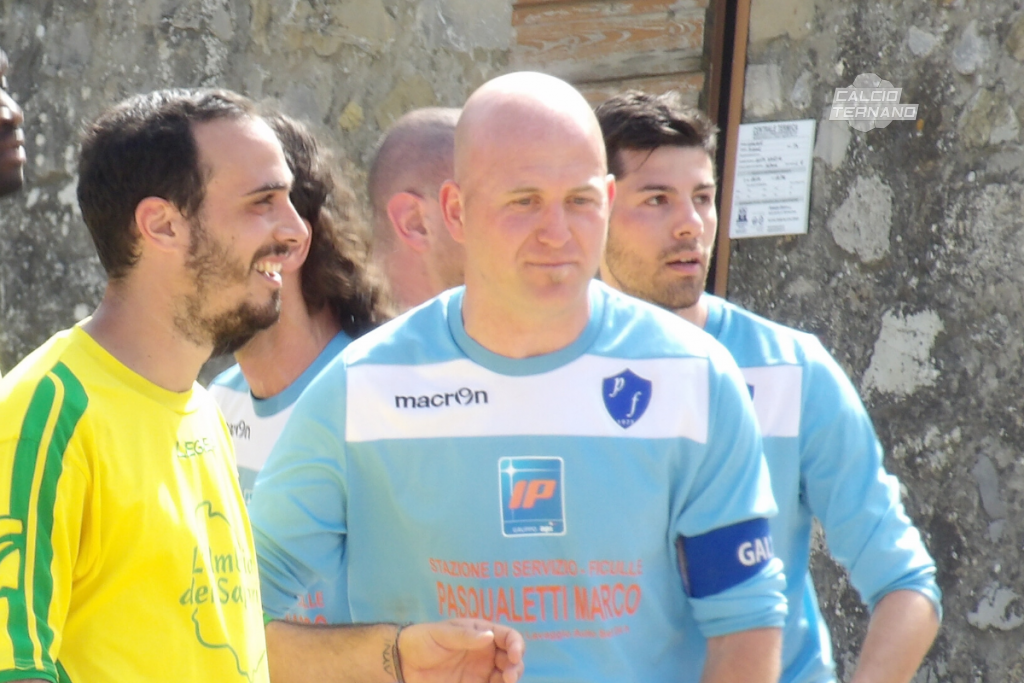 Il capitano della pro Ficulle Daniele Galletti