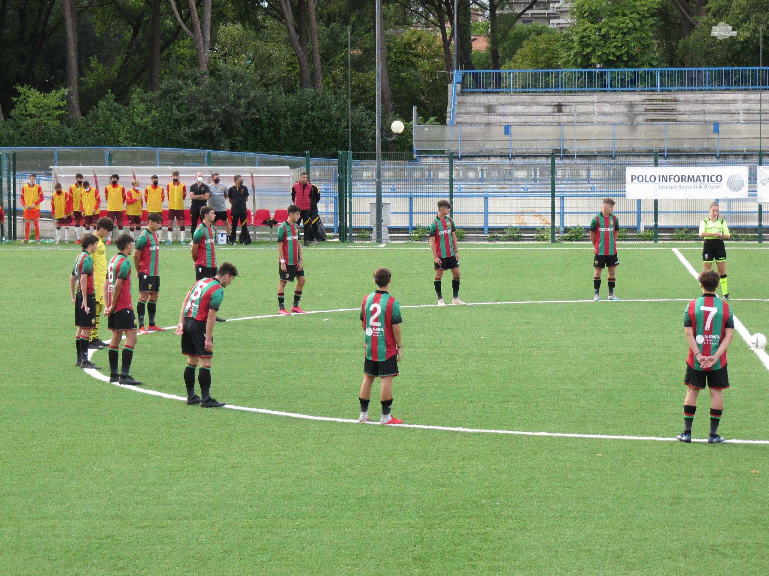 Ternana, delle squadre giovanili vince solo la Primavera pareggio per l'Under 17 Calcio Ternano