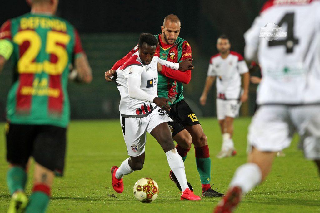 azione di Ternana-Foggia in Lega Pro