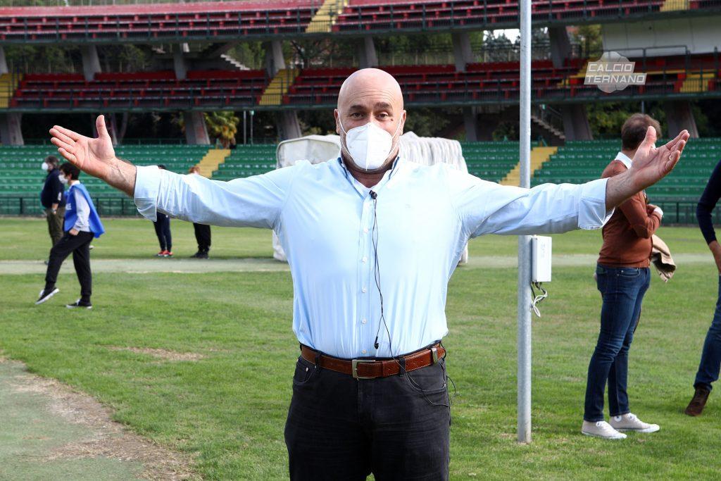 Stefano Bandecchi prima di Ternana Potenza