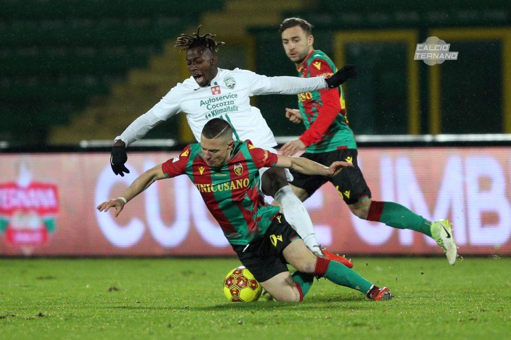 azione di Ternana-Monopoli