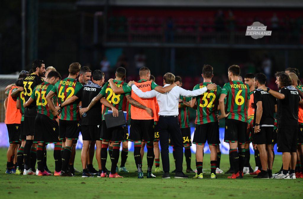 abbraccio della Ternana