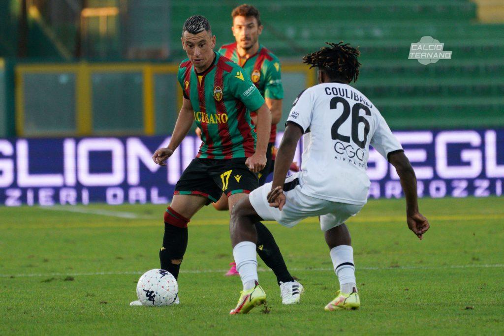 Falletti della Ternana in azione