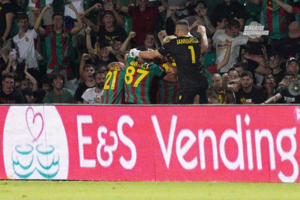 esultanza della Ternana