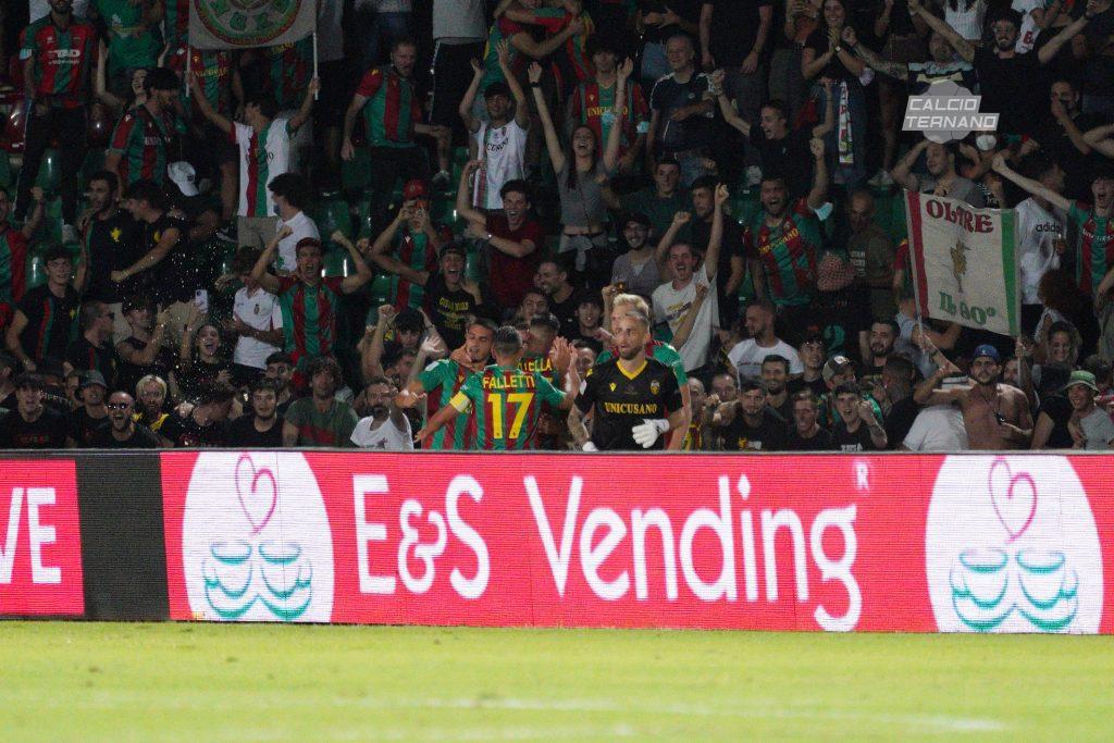 il gol di Marino Defendi della Ternana