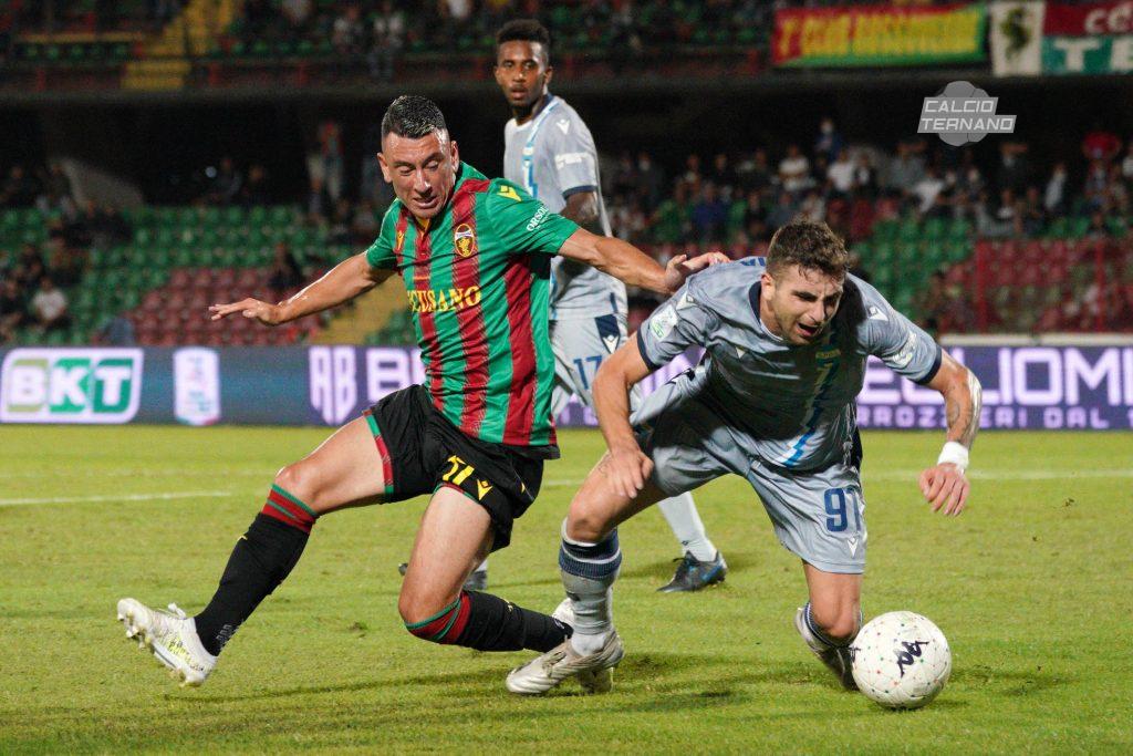 Falletti in azione per la Ternana