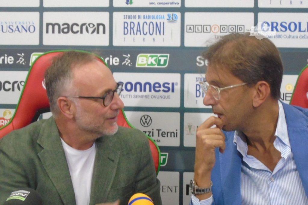 Tagliavento e Anibaldi in conferenza