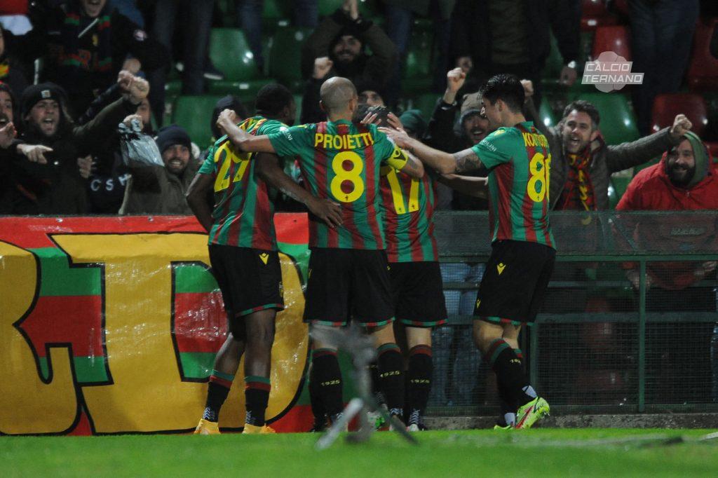 Gol di Falletti della Ternana