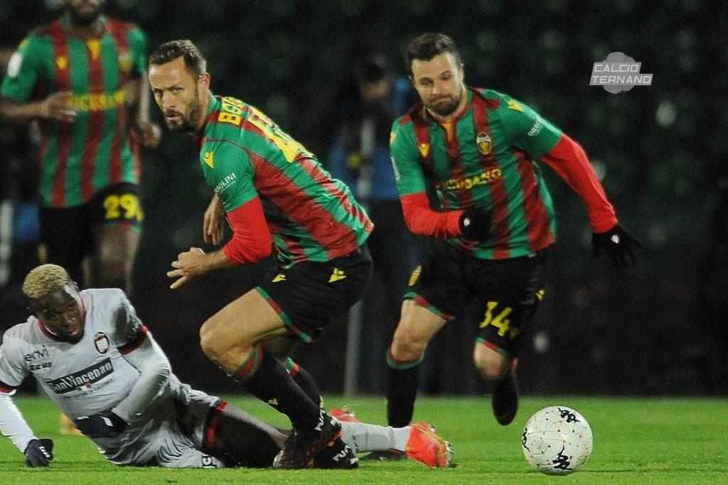 azione di Ternana-Crotone