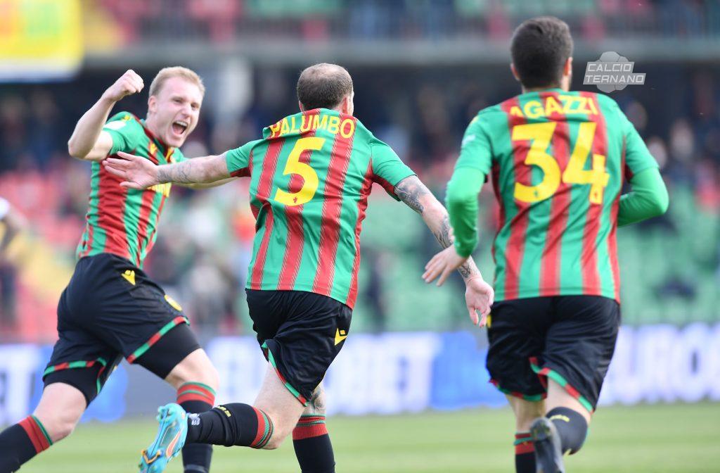 Ternana-Reggina gol Palumbo