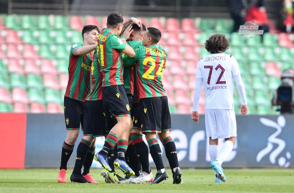 Ternana-Reggina gol Pettinari
