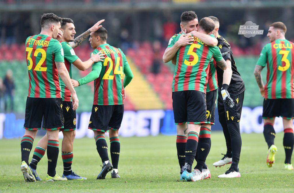 Ternana-Reggina gol Palumbo