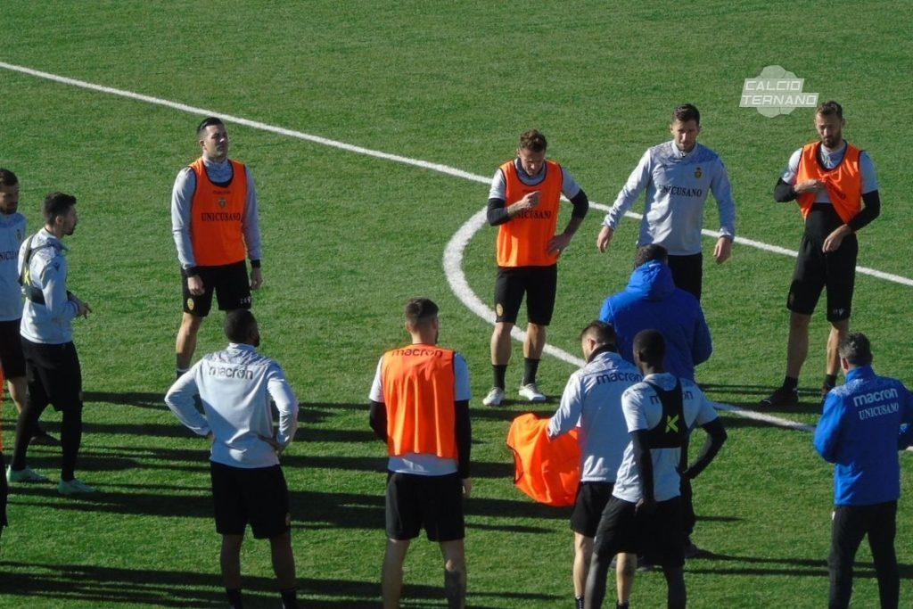 allenamento della Ternana