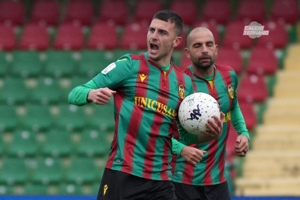 Ternana-Cremonese gol Simone Mazzocchi