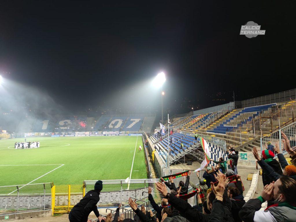 Como-Ternana tifosi rossoverdi