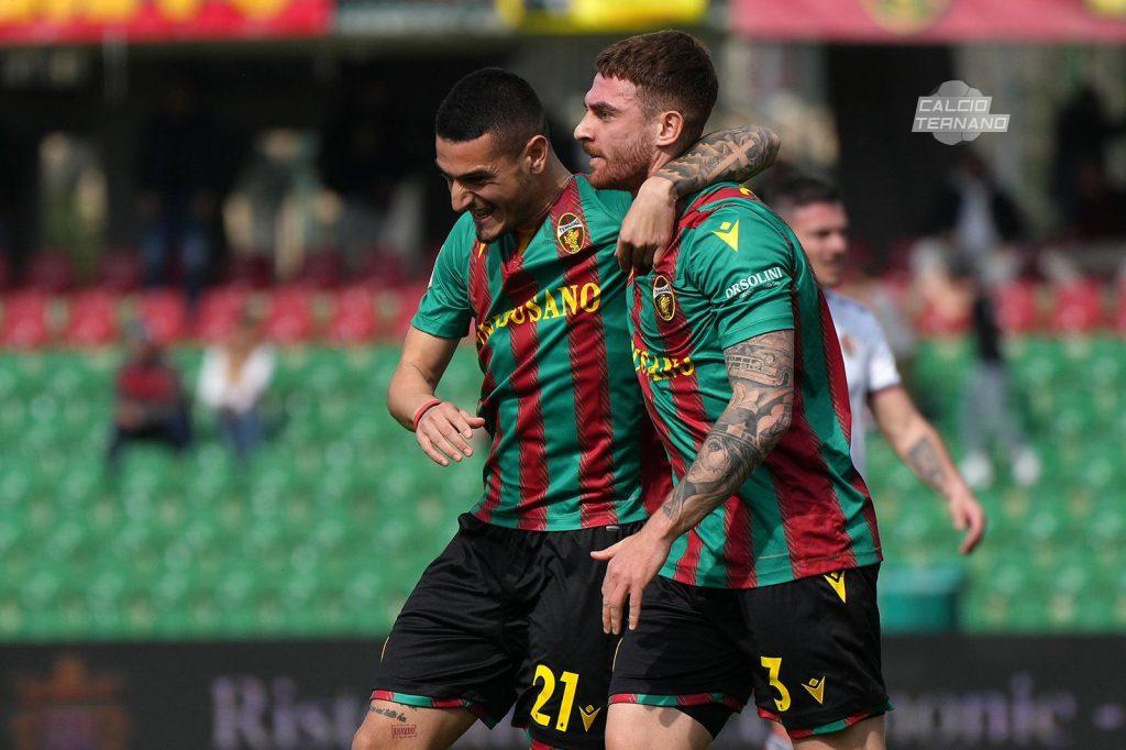 Ternana-Alessandria gol Celli