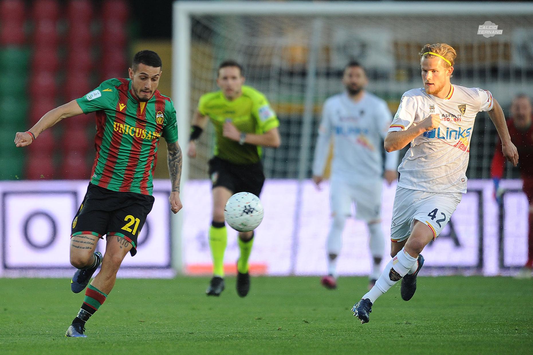 Ternana-Lecce Anthony Partipilo - foto Luca Pagliaricci Ternana-Lecce Anthony Partipilo