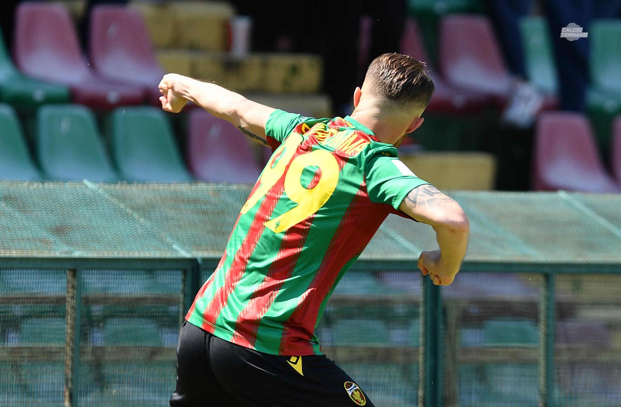 Ternana-Perugia Donnarumma gol