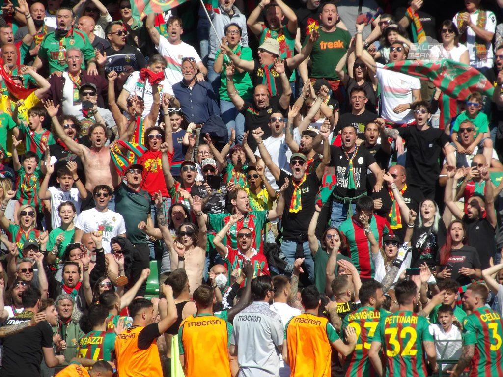Ternana-Perugia esultanza finale