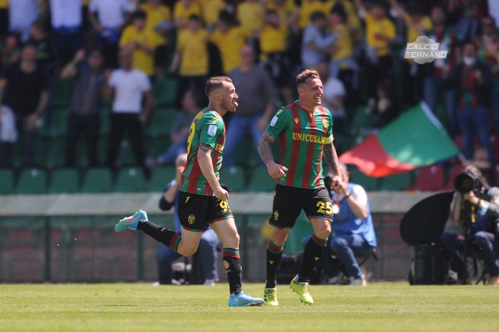 Ternana-Perugia Donnarumma gol