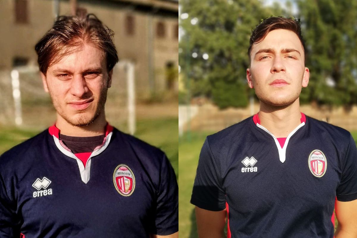 Giulio Viani e Samuele Carinella - foto Ortana calcio Giulio Viani e Samuele Carinella - foto Ortana calcio