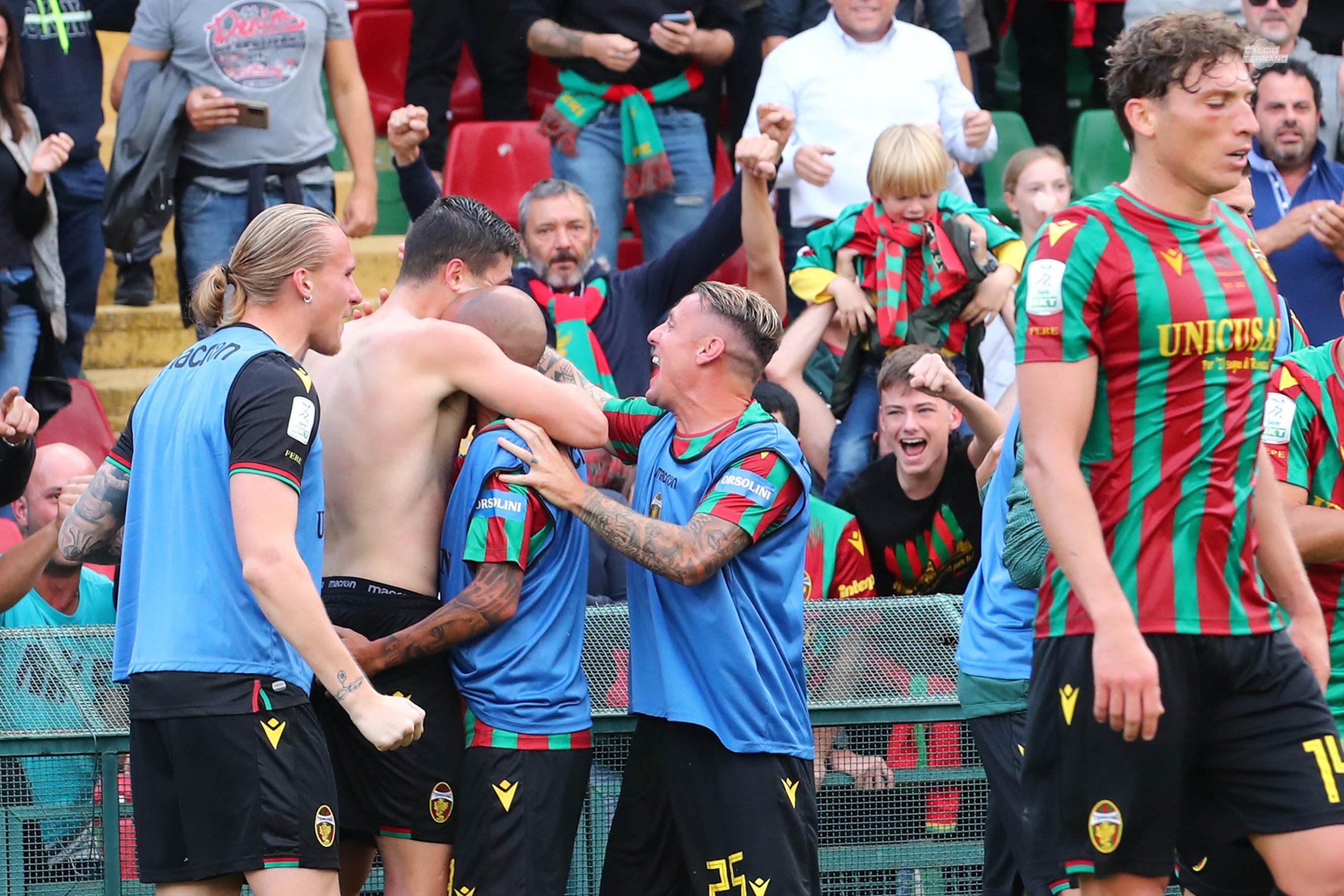 Ternana-Genoa Gol Favilli - foto Luca Marchetti Ternana-Genoa Gol Favilli