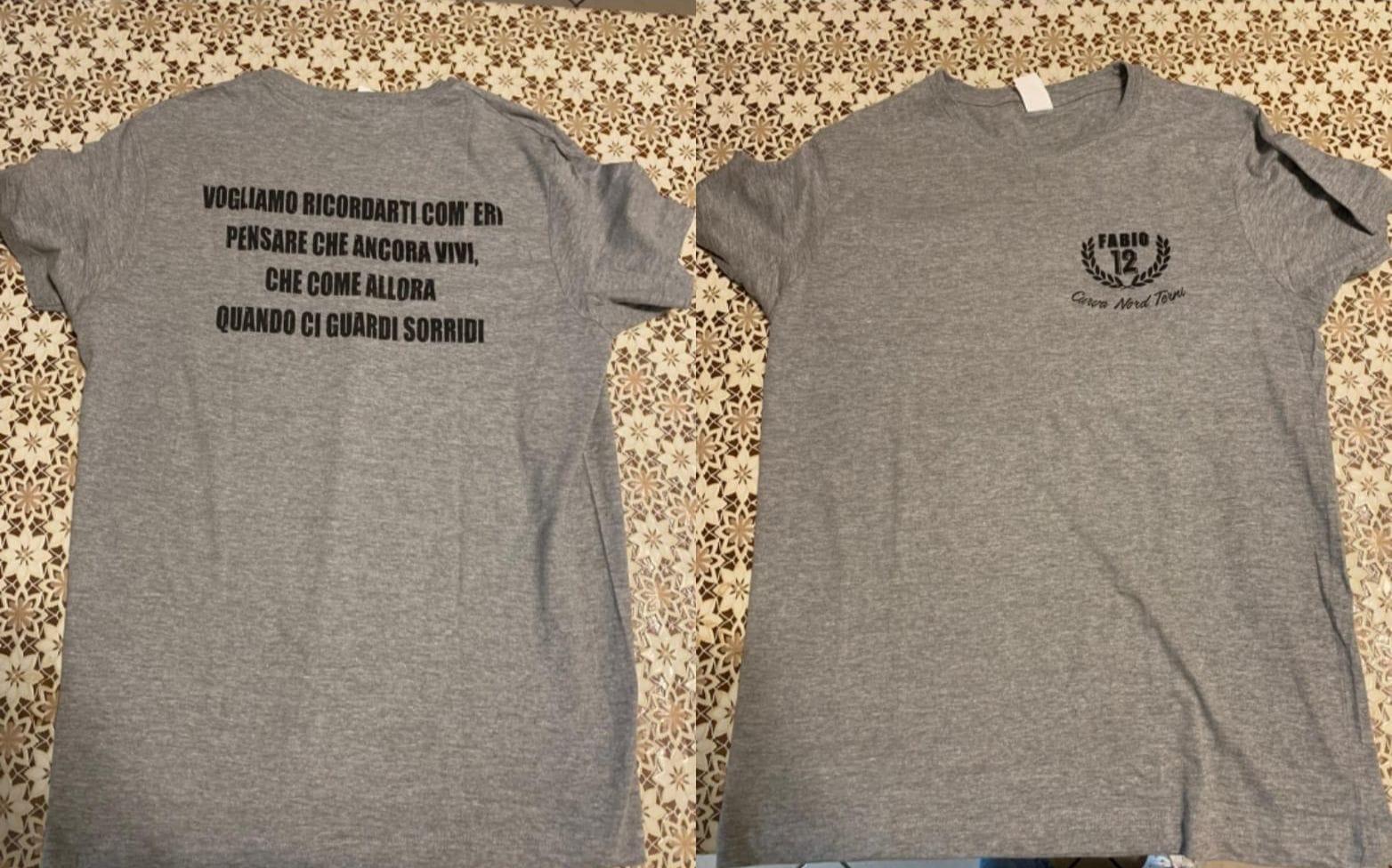 foto tratta da facebook curva nord Fabio Poggiani