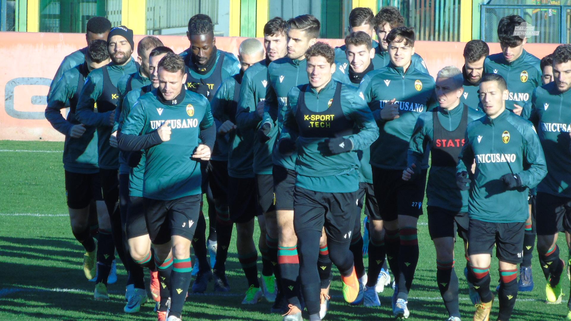 allenamento Ternana