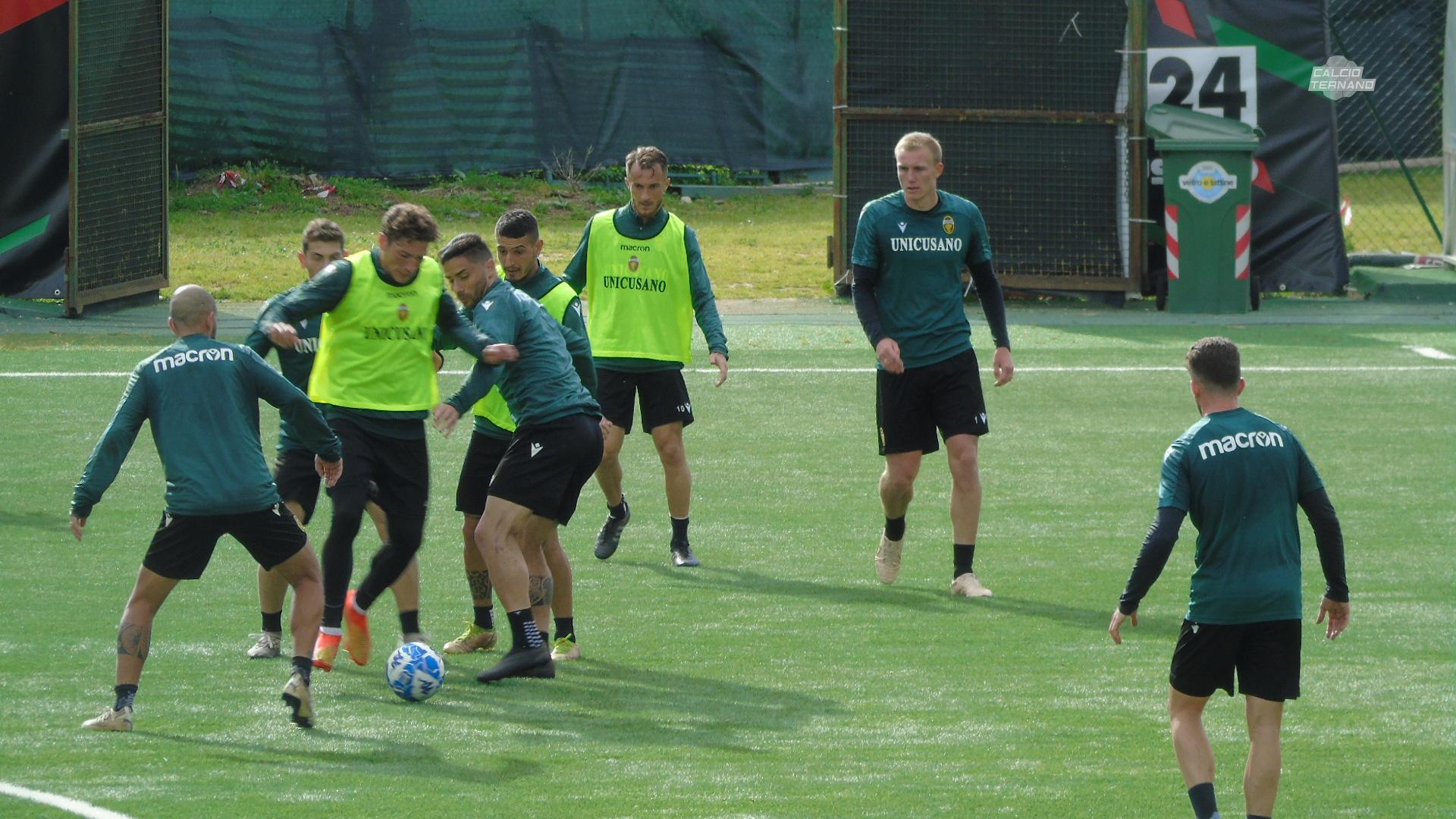 ternana allenamento