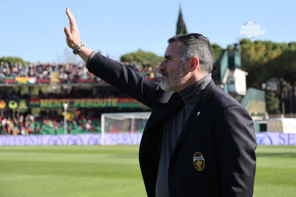 Ternana-Benevento Lucarelli - foto Luca Marchetti