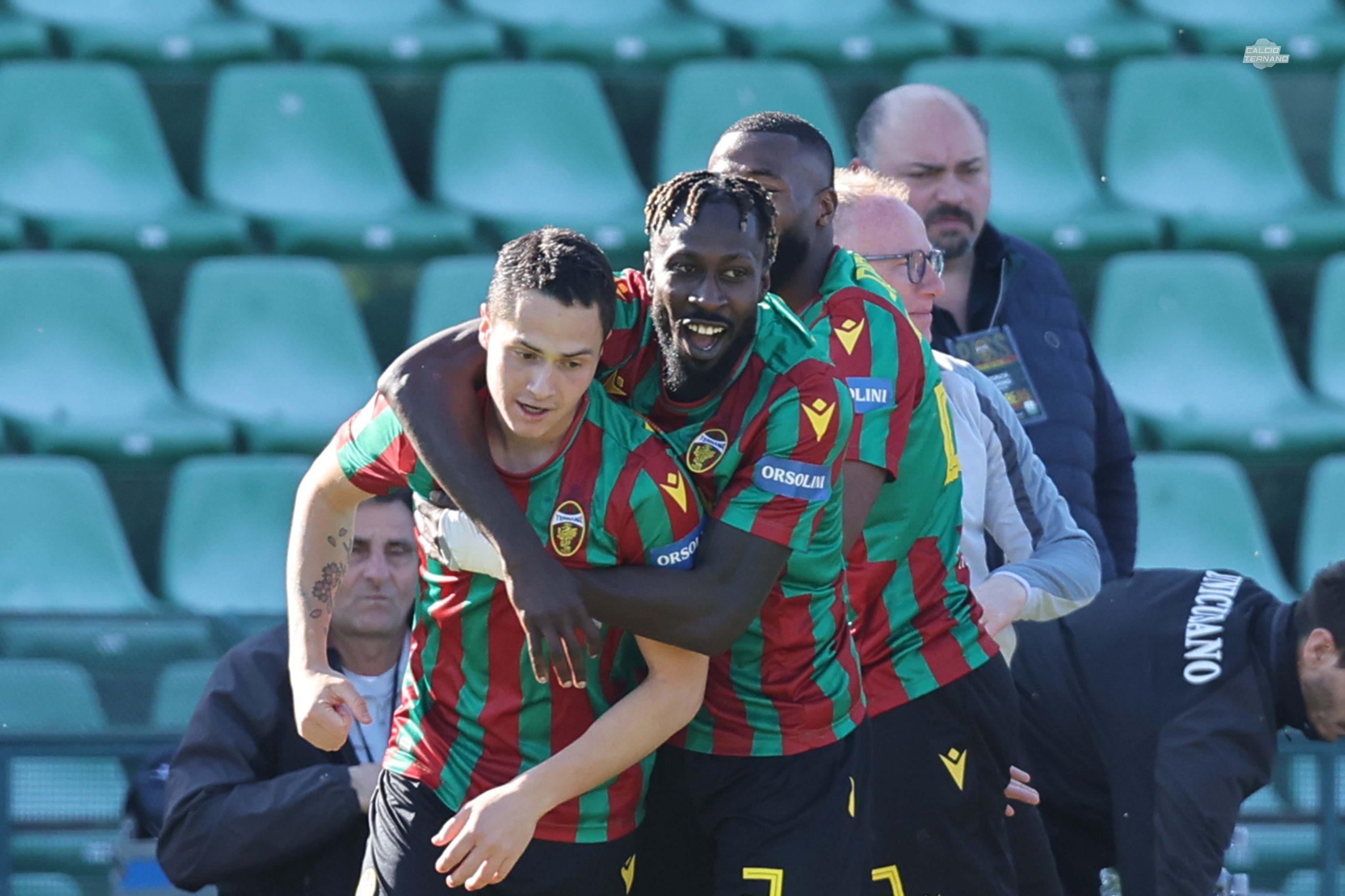 Ternana-Benevento esultanza Mantovani- foto Luca Marchetti Ternana-Benevento esultanza Mantovani - foto Luca Marchetti