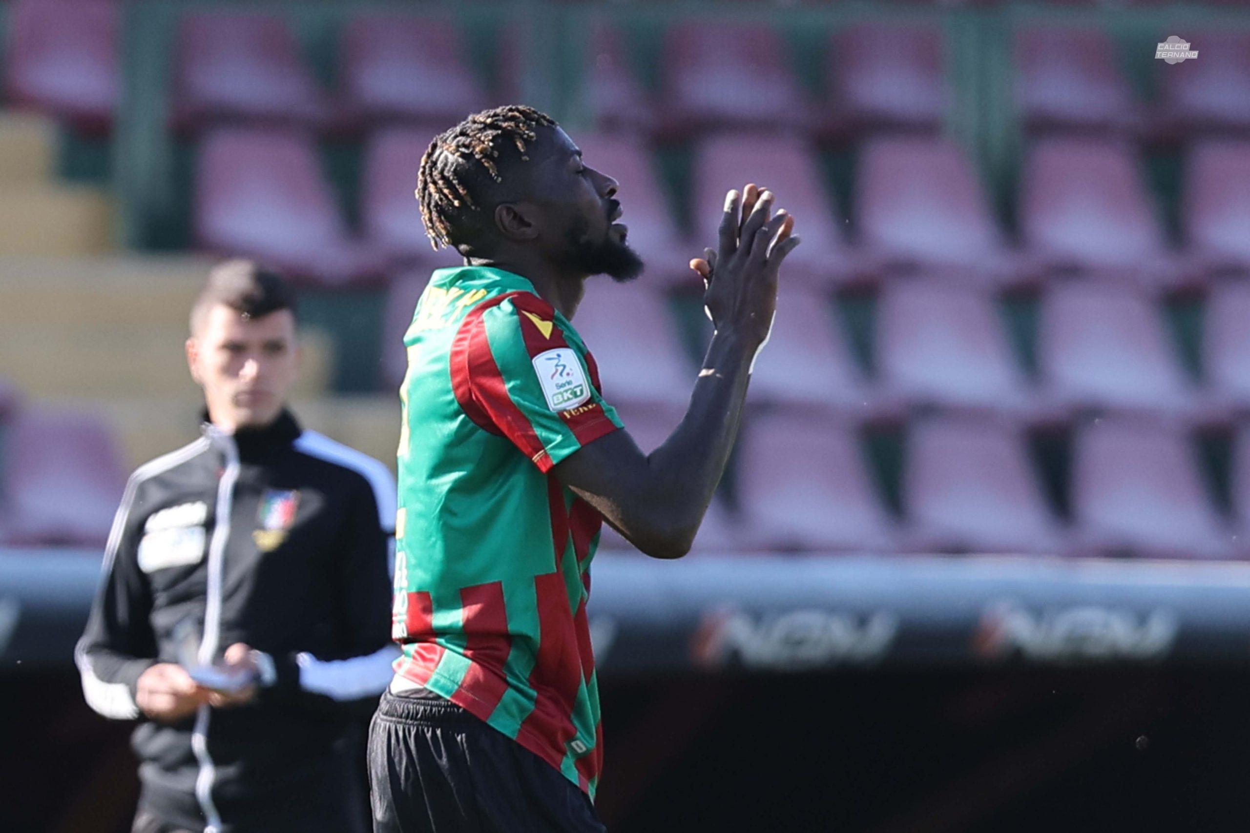 Ternana-Benevento esultanza Coulibaly - foto Luca Marchetti Ternana-Benevento esultanza Coulibaly - foto Luca Marchetti