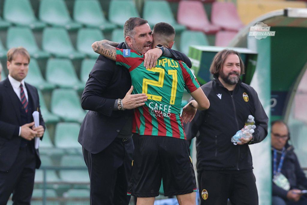 Ternana-Bari Lucarelli-Partipilo foto Luca Marchetti