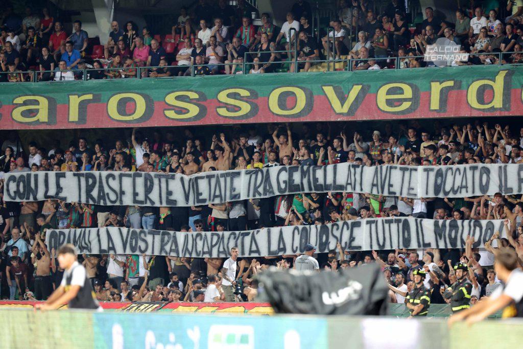 Ternana-Sampdoria curva nord
