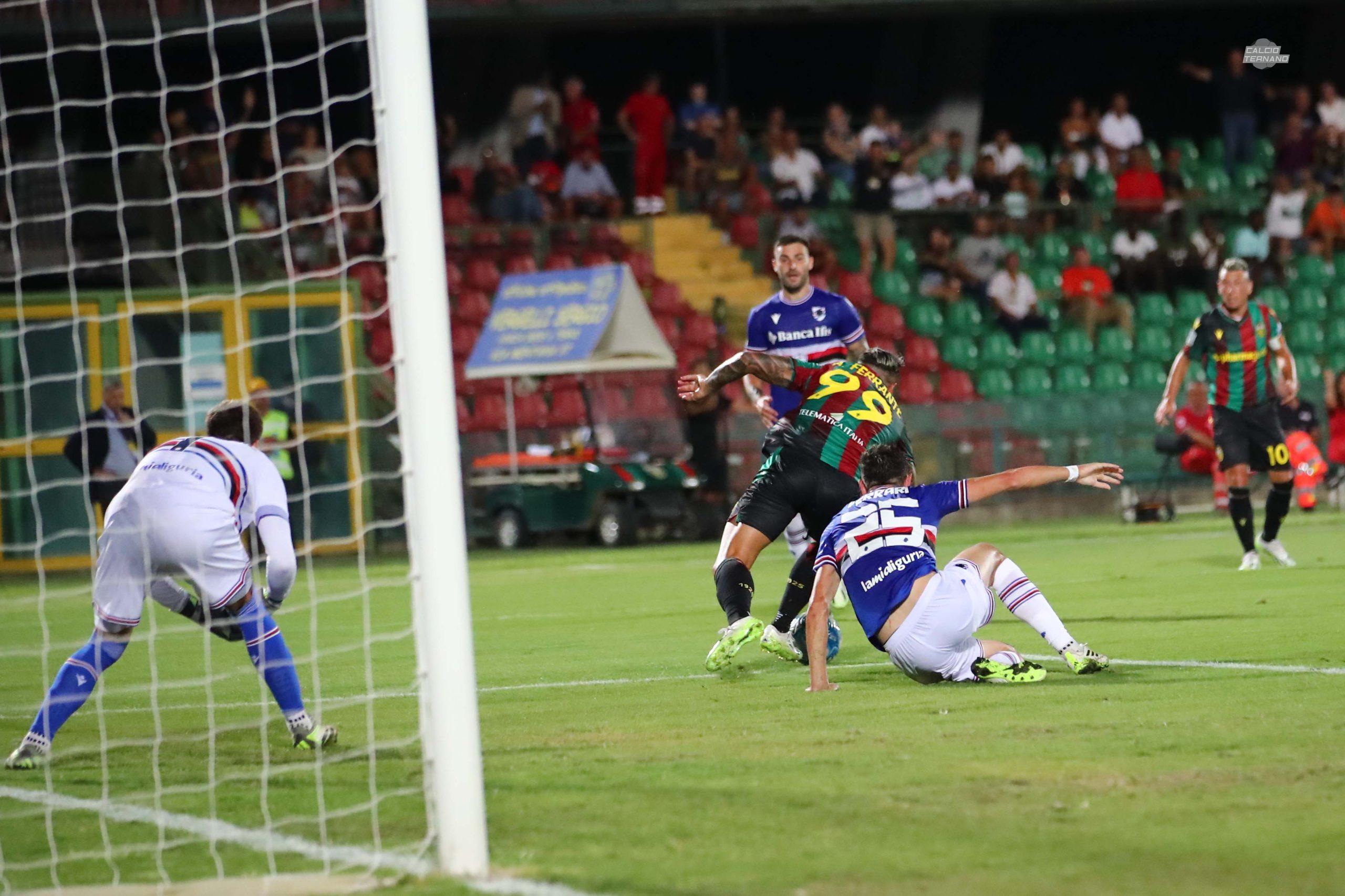 Ternana-Sampdoria Ferrante - foto Luca Marchetti Ternana-Sampdoria Ferrante